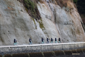 The epic journey begins. (Photo by Kaidi Wu)