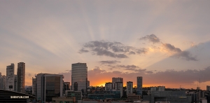 William Li's photo of the picturesque Mexico City sunset.